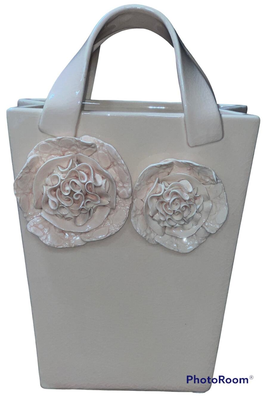 Beautiful Blush Pink Vase Decor Ceramic